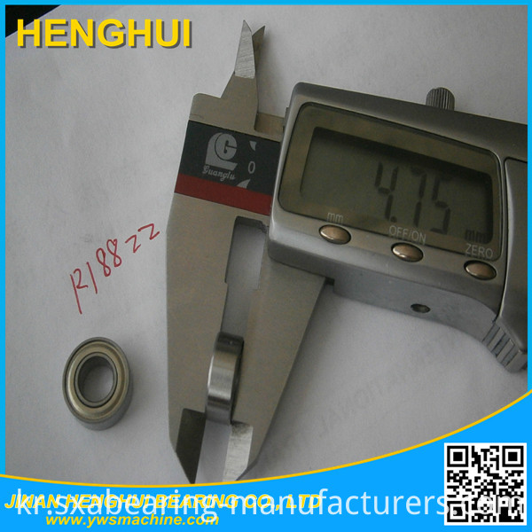 R188 Zz Inch Deep Groove Ball Bearing